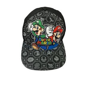 Super Mario Bros Adjustable Hat Mario & Luigi Design Men's Cap